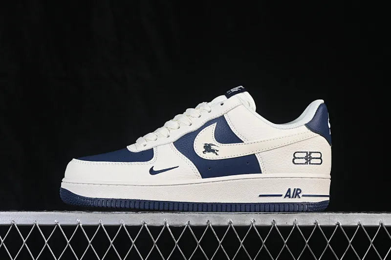 All Categories Nk Air Force 1 Air Force Series Nk Air Force 1 Low Air Force Low Nike Air Force 1'07 Low Off-White Navy Contrast Color Air Force One Low-top Casual Sneakers DN1688-817